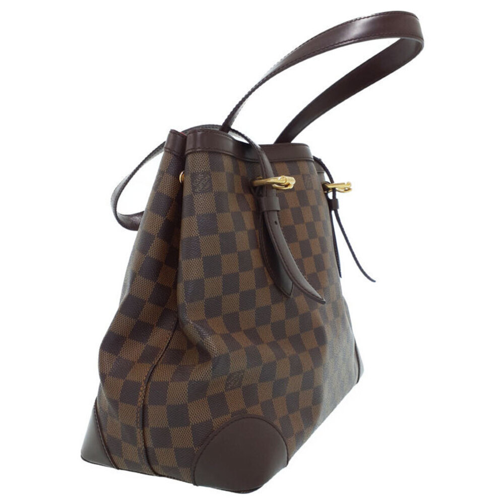 Louis Vuitton Damier Brown Tote Ebene Bag Hampstead